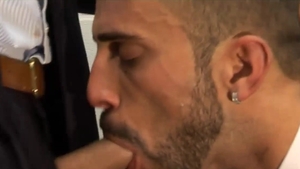 menatplay: Pee and Pounding from Frustrated Alec on Damien