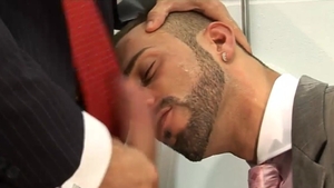 menatplay: Pee and Pounding from Frustrated Alec on Damien