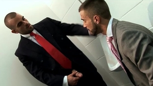 menatplay: Pee and Pounding from Frustrated Alec on Damien