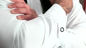 menatplay: Big-Cocked Spencer Reed Plays with His Nips