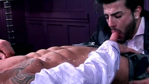 menatplay: Messy Suits: Harry & Marco's Food Fight