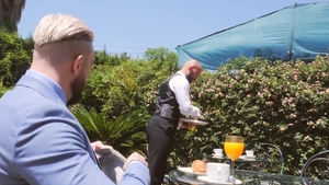 menatplay: Pouring Coffee Over His Shirt for Attention