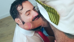 menatplay: Wet Businessmen Sharing Joys