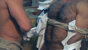 menatplay: Restrained Executive Awaits Release