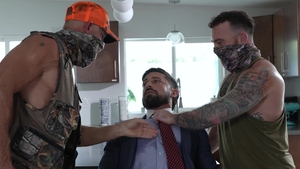 menatplay: Kneeling for a Threesome Treat