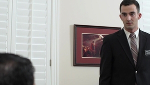 Missionary Boys: Elder Dudley Stripped for Training