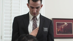 Missionary Boys: Elder Dudley Stripped for Training