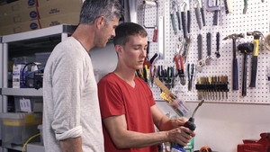 Family Dick: Stepson Learns More than Tools