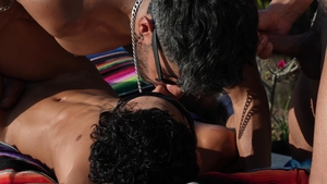 Falcon Studios: Barebacking in Nature