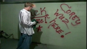 Boyz Party: Graffiti Art Meets Ejaculation in the Basement