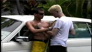 Boyz Party: Big Dicked Joey Fucks Andrew at the Carwash