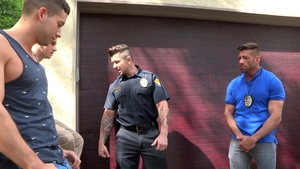 Dylan Lucas: Kneeling for a Cop's Cock