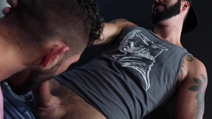 Extra Big Dicks: Tattooed Twinks Get It On Raw