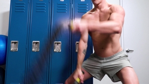 Next Door Buddies: Pounding it out on the weight bench