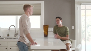 Next Door Twink: No Parents, All Fun at Kyle's