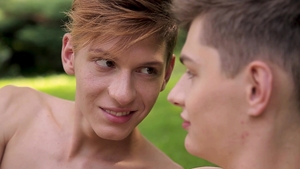 staxus: Floral F**kfest: Stolar and Tamir Get Busy in Blooms