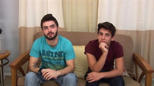 Circle Jerk Boys: Draining His Cum-Filled Balls
