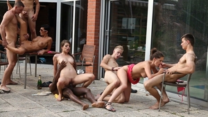 seventeen movies: Pink Dress, Wet Holes