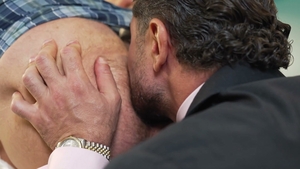 menatplay: Walking through with a hard on