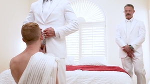 Blindfolded, Bound, and Double Penetrated for The Order