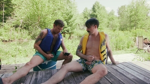 Mates Masturbate Together in Misadventure