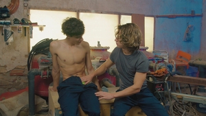 Two Uncut Cocks Explore Each Other