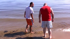 A Beach Day Leads to Daddy's Delight
