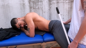 Men of Spain Get Dirty Outdoors