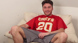 Black Cums All Over Michael in Uniform