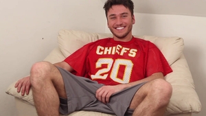 Black Cums All Over Michael in Uniform