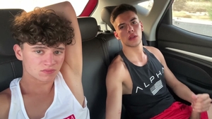 Risky Blowjob And Facial In Car Ride