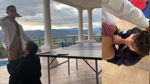 Outdoor Creampie Wrecks His Pretty Face