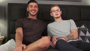 Double Dicking: Justin Fills Zach's Tight Hole