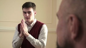 Creampie shock after strict discipline