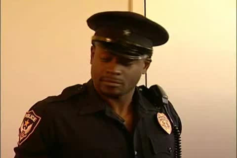 tasty Police Officers Whellop Out Tthellos manir Weapons