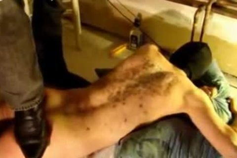 Pouring gorgeous Wax on My comsubmissive bf