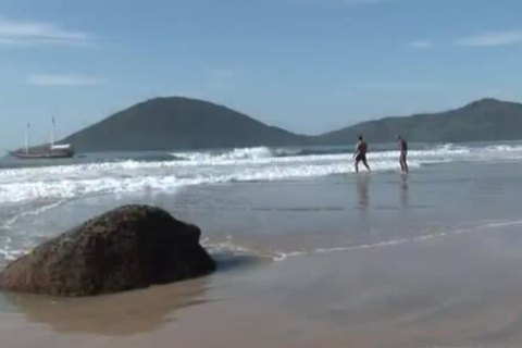 Spring break gay sex on public beach hawt