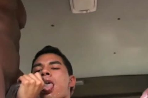 Sweet latin gay has a passion for threesome