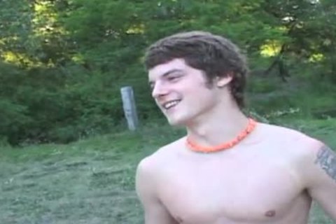 Log cabin trio gay sex porno movie