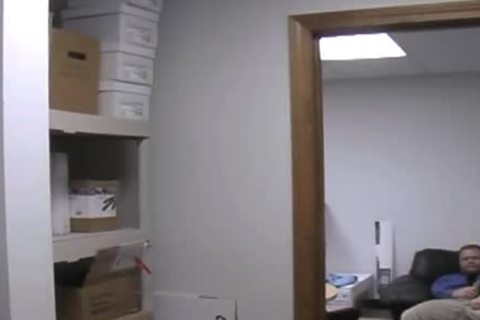 Office twinks having 3 way sex