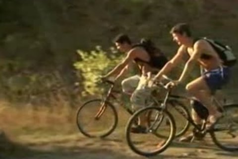 homosexual dudes pokeing In The Woods