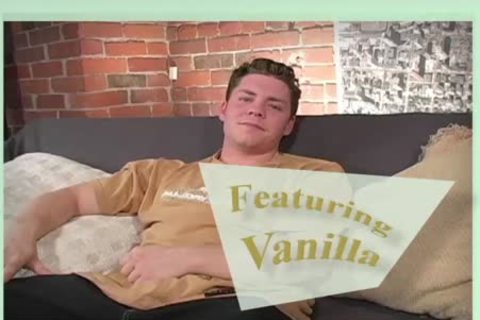 schlongy guy with killer smile busts a nut