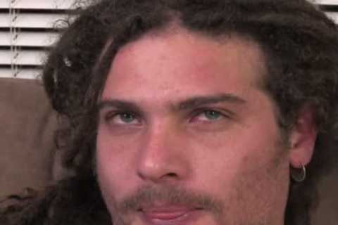 Masturbation amongst long hair hippy